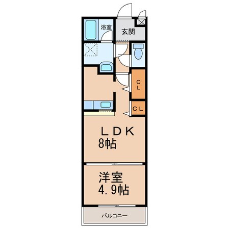 紀伊中ノ島駅 徒歩13分 2階の物件間取画像